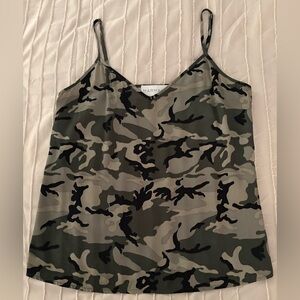 Marmalade Camouflage Women's Spaghetti Strap Top, Size Medium